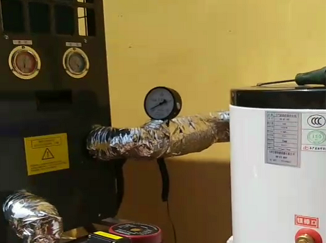 河北香河客戶(hù)--家用空氣源熱泵